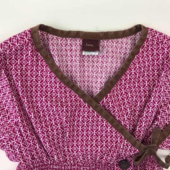 🎈Tea Collection Medallion Wrap Dress - Picture 3 of 6